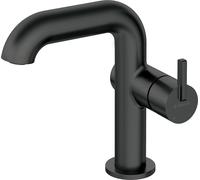 Deante Silia mitigeur de lavabo sur pied noir BQSN24M