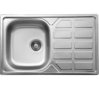 Deante Soul évier en acier inoxydable 78x49 cm acier ZEO_0113