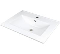 Deante Tubo lavabo 61.5x46.5 cm rectangulaire de meuble blanc brillant CTU_646M