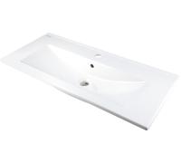 Deante Tubo lavabo 81.5x36 cm rectangulaire de meuble blanc brillant CTU_638M