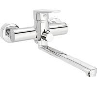Deante Tubo mitigeur de lavabo murale chrome BUT056M