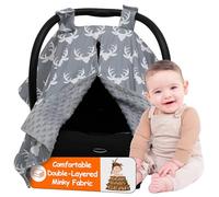 Dear Baby Gear Deluxe Couverture pour bébé avec auvent en bois et flèches Chevaux du Sud-Ouest