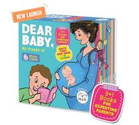 Dear Baby, My Dreams of: Keepsake Box Set for New & Expecting Parents: 9 Books to Read to Bump + 1 Diy First Book to Baby + Stickers