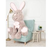 DEAR BEAR Lapin en Peluche géant et doux Bunny 160 cm