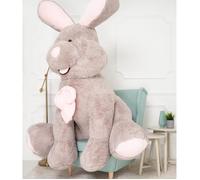 DEAR BEAR Lapin en Peluche géant et doux Bunny 190 cm