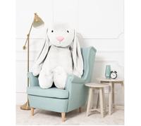 DEAR BEAR Lapin en Peluche géant et doux, Felix, 160 cm, blanc