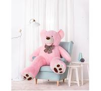 DEAR BEAR Ours en Peluche géante XXL 160 cm Amigo rose