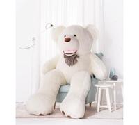 DEAR BEAR Ours en Peluche géante XXL 220 cm blanc