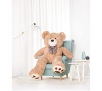DEAR BEAR Ours en Peluche géante XXL AMIGO 160 cm beige