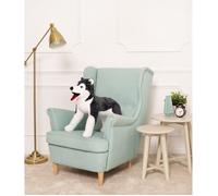 DEAR BEAR Ours en Peluche géante XXL Chien Husky 70cm