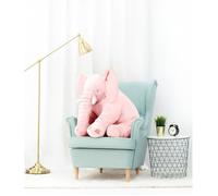 DEAR BEAR Ours en Peluche géante XXL éléphant 85cm rose