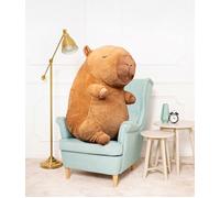 DEAR BEAR Ours en peluche Grand(brun, 100cm) Cochon d'eau- Ours en peluche, Ours en peluche XXL, Ours en peluche Giant Teddy