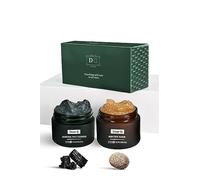 Dear D. Coffret Kit de Soin Visage Premium | Routine en 2 Étapes Avec Nettoyant Visage Purifiant, Gommage Visage Régénérant | Ensemble de Crèmes pour Hommes Cadeau Fabriqué en Italie