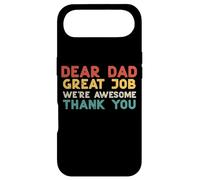 Dear Dad Great Job Were Awesome Thank You Fête des pères Papa Coque pour iPhone Air