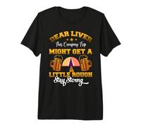 Dear Liver This Camping Trip Hiking Camper Adventure Nature T-Shirt Haut de Gamme