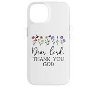 Dear Lord Thank You God Quote Jesus Bible Verse Christian Coque pour iPhone 14