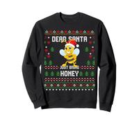 Dear Santa Bee Pull de Noël Moche Apiculteur Sweatshirt