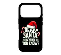 Dear Santa Before I Explain Funny Holiday Letter Design Coque pour iPhone 17 Pro