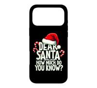 Dear Santa Before I Explain Funny Holiday Letter Design Coque pour iPhone 17 Pro Max