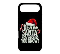 Dear Santa Before I Explain Funny Holiday Letter Design Coque pour iPhone Air