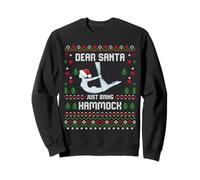 Dear Santa Christmas Aerialist Pull de Noël pour Yoga Sweatshirt