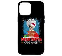 Dear Santa Define Naughty Border Terrier Dog Funny Christmas Coque pour iPhone 12 Pro Max