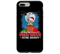 Dear Santa Define Naughty Border Terrier Dog Funny Christmas Coque pour iPhone 7 Plus/8 Plus