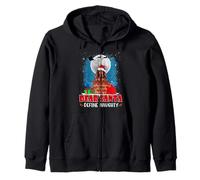 Dear Santa Define Naughty Irish Setter Dog Funny Christmas Sweat à Capuche