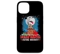 Dear Santa Define Naughty Old English Sheepdog Dog Christmas Coque pour iPhone 13