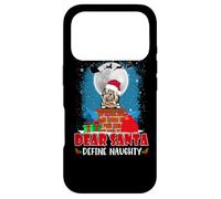 Dear Santa Define Naughty Old English Sheepdog Dog Christmas Coque pour iPhone 17 Pro