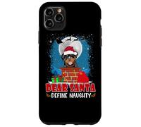 Dear Santa Define Naughty Rottweiler Dog Funny Christmas Coque pour iPhone 11 Pro Max