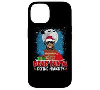 Dear Santa Define Naughty Rottweiler Dog Funny Christmas Coque pour iPhone 14