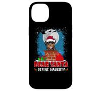 Dear Santa Define Naughty Rottweiler Dog Funny Christmas Coque pour iPhone 14 Plus