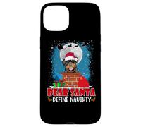 Dear Santa Define Naughty Rottweiler Dog Funny Christmas Coque pour iPhone 15 Plus