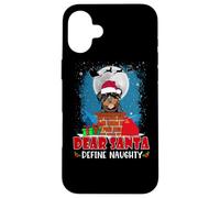 Dear Santa Define Naughty Rottweiler Dog Funny Christmas Coque pour iPhone 16 Plus