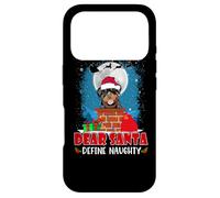 Dear Santa Define Naughty Rottweiler Dog Funny Christmas Coque pour iPhone 17 Pro