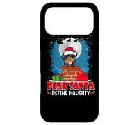 Dear Santa Define Naughty Rottweiler Dog Funny Christmas Coque pour iPhone 17 Pro Max