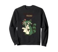 Dear Santa, I Tried. Kind Humour Lettre de Noël Raton Laveur Sweatshirt
