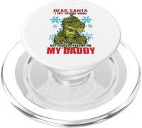 Dear Santa I Tried to be Good But I Take After My Daddy PopSockets PopGrip pour MagSafe