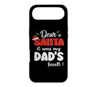 Dear Santa It Was My Dad's Fault Family Matching Christmas Coque pour iPhone Air