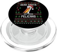 Dear Santa Pelican Pull de Noël Moche PopSockets PopGrip pour MagSafe