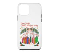 Dear Santa Please Bring Me Books Christmas Reading Coque pour iPhone 12 Mini