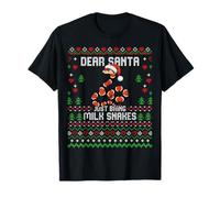 Dear Santa Pull de Noël Moche Serpent de Lait Rouge T-Shirt