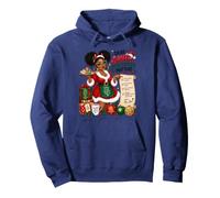 Dear Santa Representation Matters Black Christmas Sweat à Capuche