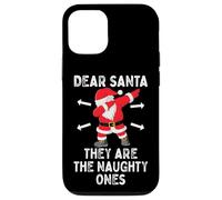 Dear Santa They're The Naughty Ones Cool Christmas Quotes Coque pour iPhone 12/12 Pro