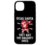 Dear Santa They're The Naughty Ones Cool Christmas Quotes Coque pour iPhone 14 Plus