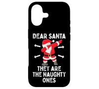 Dear Santa They're The Naughty Ones Cool Christmas Quotes Coque pour iPhone 17