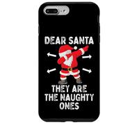 Dear Santa They're The Naughty Ones Cool Christmas Quotes Coque pour iPhone 7 Plus/8 Plus