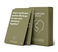 DEAR YOUNG MARRIED COUPLE Réalisations - Jeu de cartes - Jeu amusant pour les couples - 52 questions pour voir à quel point vous connaissez votre partenaire - Cadeau de rencontre et de couple fiancé -