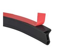 DEARBAG Barrière de Douche Pliable, 100cm Silicone Seuil Douche Barrage d'eau Autocollante, Joint Porte Douche, Joint Douche Sol, Barre Anti Débordement Douche, Joint Salle de Bain (Noir)